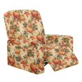thumbnail image 1 of Kuiaobaty Pumpkin Maple Leaf Recliner Couch Cover Single Seater Fall Durable Reclining Sofa Slipcover Lazy Boy Chair Cover Breathable Reclining Slipcover with Elastic Bottom for Living Room, 1 of 8