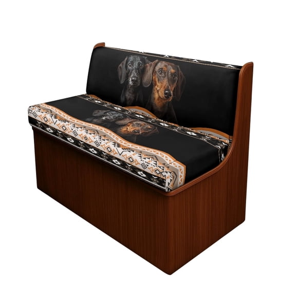 Kuiaobaty RV Dinette Cushions Covers American Tribal Dachshund Dog Pattern RV Stretch Sofa Seat Slipcovers with 1 Backrest Cover & 1 Bench Cover Home & Kitchen Accessories for RV