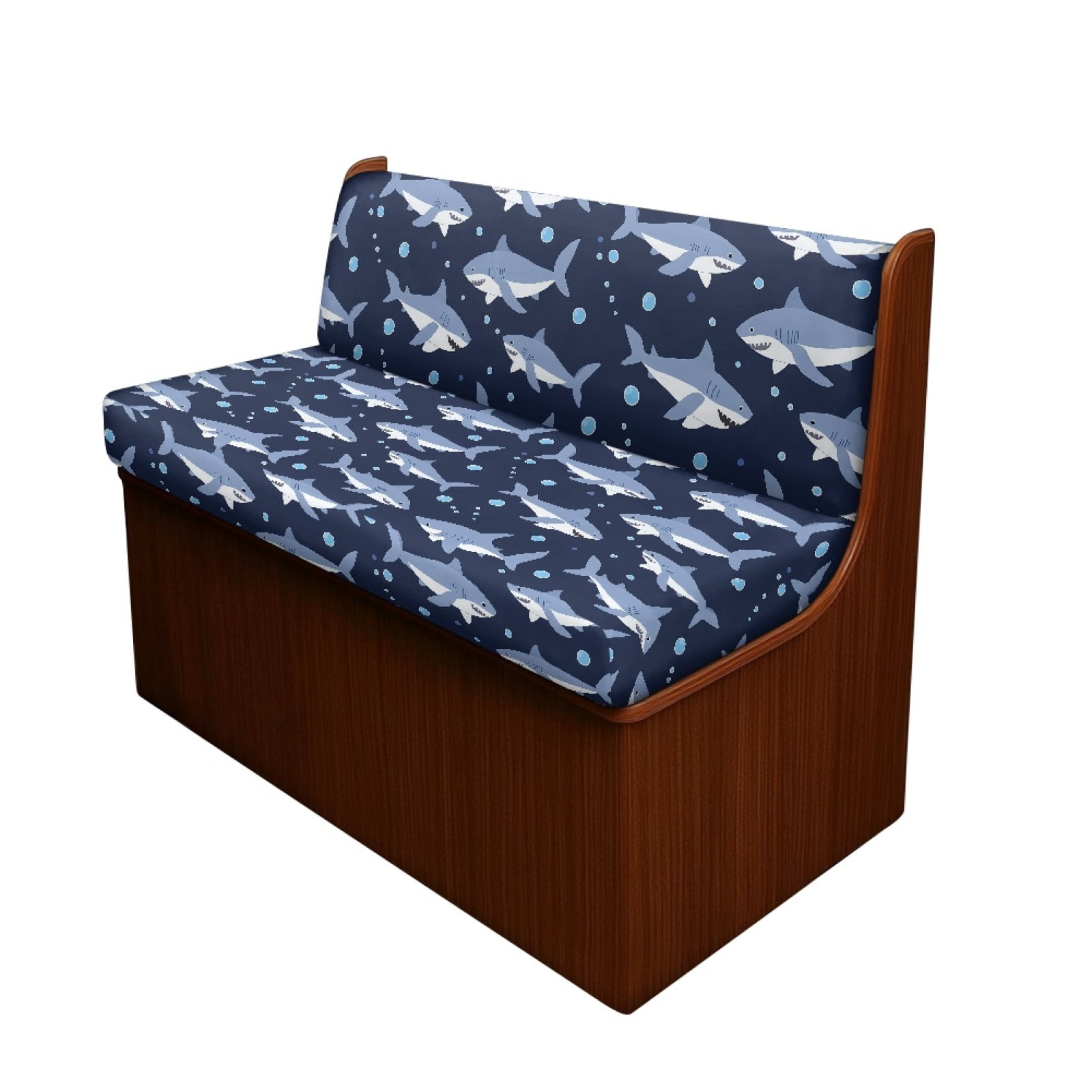 Kuiaobaty Sea Shark Bubble Pattern RV Dinette Cushions Covers with Elastic Band Dinette Booth ...