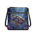 thumbnail image 1 of Kuiaobaty Sea Turtle Coral Print Crossbody Bag for Women Trendy, Large Capacity Vegan Leather Messenger Handbag Crossbody, Roomy Zipper Sling Purse with Adjustable Strap for Travel, 1 of 7