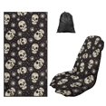 thumbnail image 1 of Kuiaobaty Skull Sun Print Car Seat Towel Cover After Gym 60 x 33 Inch Car Seat Cover Towels Front Seats with Storage Bag Absorbent Microfiber Towels, Easy to Install and Clean, 1 of 7