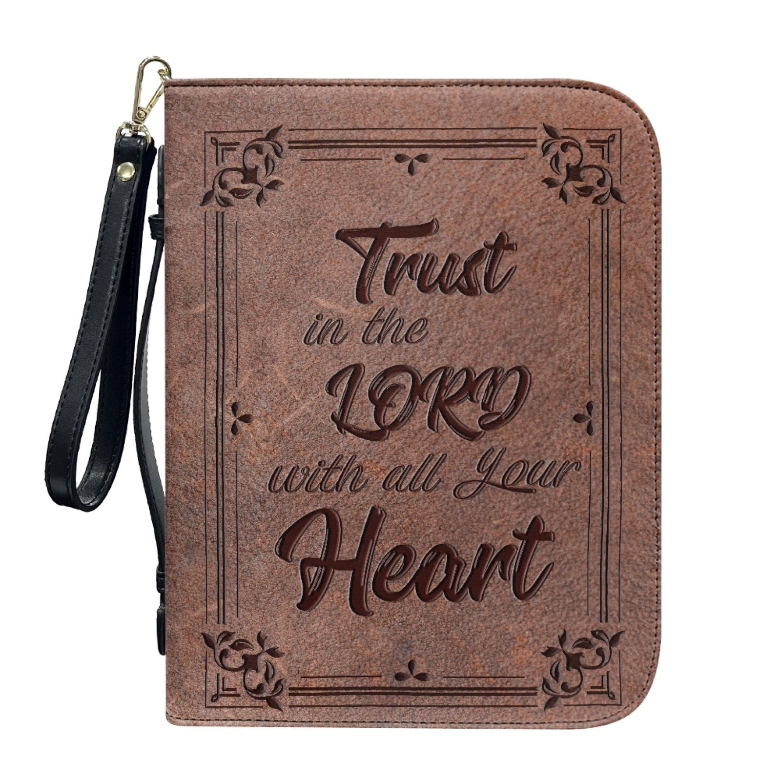 Kuiaobaty Sunflower Paw Cross Print Bible Cover for Women Men