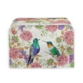 thumbnail image 1 of Kuiaobaty Toaster Cover 2 Slice Hummingbird Flowers Kitchen Appliance Decor Oven Toaster Dust Cover & Fingerprint Protection Portable Wide Slot Appliance Covers, 1 of 5