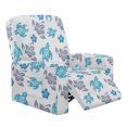 thumbnail image 1 of Kuiaobaty Turtle Hibiscus Print Reclining Slipcover Easy Replacement Recliner Chair Cover Large Breathable Reclining Sofa Slipcover Washable Recliner Couch Cover with Elastic Bottom for Pets, 1 of 8
