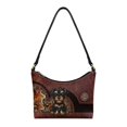 thumbnail image 1 of Kuiaobaty Yorkshire Terrier Print Hobo Purse for Women Flowers Print Leather Underarm Sling Bag with Zipper Closure Mini Casual Shoulder Handbag for Travel & Shopping, 1 of 7