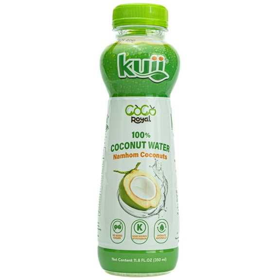 Kuii Coconut Water, 11.8 fl oz Single Plastic Bottle