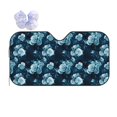 Kuilepa Ink Rose Print Windshield Sun Shade Car Sun Shade Windshield