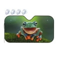 Kuilepa Tree Frog Print Front Windshield Sun ShadeFolding Auto