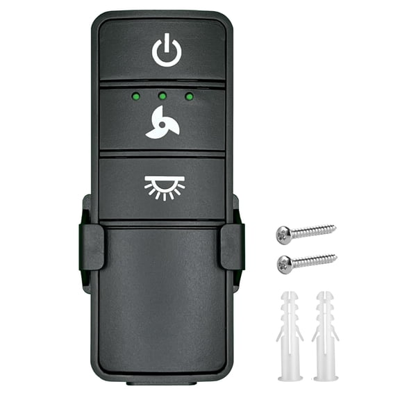 Kujce10318 Hampton Bay Ceiling Fan Remote Control Replacement - 3-speed With Light Dimmer 304.25mhz Compatible Kujce10316/tr220a 2aazphd3/hd3 Kujce10320/tr222a Time Delay (remote Only)