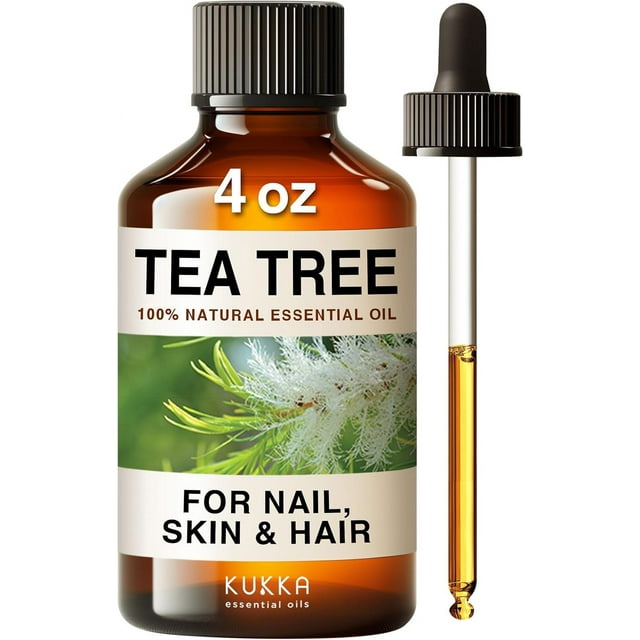 Kukka Tea Tree Oil for Skin, Fuller Hair & Healthy Toenails (4oz) 100