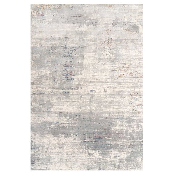 Kukoon Beige Abstract Contemporary Living Room Rug