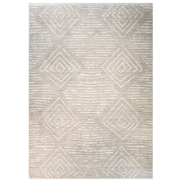 Kukoon Beige Berber Cream Living Area Rug