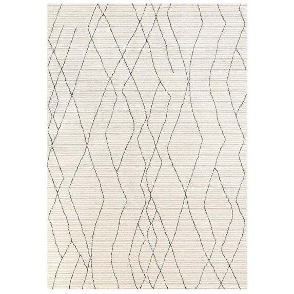Kukoon Beige Soft Rugs Cream Living Room Rug