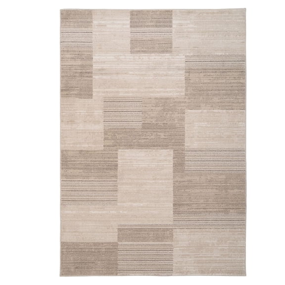 Kukoon Beige Stair Carpet Tonal Home Rug