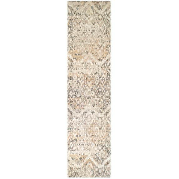 Kukoon Beige Vintage Living Room Rug