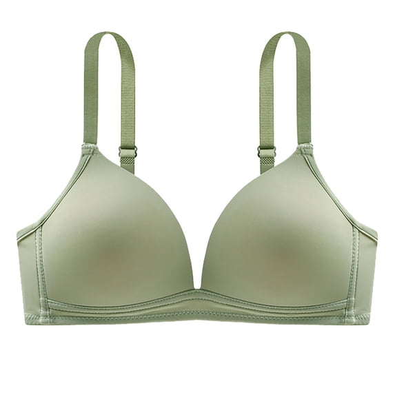 Kukoosong Balconette Bras for Women Fashion Women's Traceless Comfortable No Steel Ring Thin Style Breathable Gathering Bra Women's Underwear, Sizes S