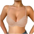 thumbnail image 1 of Kukoosong Balconette Bras for Women Fashion Women's Bra Soild Color Underwear Bra Everyday Bra, Sizes M, 1 of 7