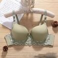 thumbnail image 1 of Kukoosong Balconette Bras for Women Fashion Women's Daily Adjustable Underwear Gathered Thin Bra without Steel Ring, Sizes 40BC, 1 of 7