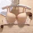 thumbnail image 1 of Kukoosong Balconette Bras for Women Fashion Women's Daily Adjustable Underwear Gathered Thin Bra without Steel Ring, Sizes 42BC, 1 of 7