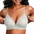 thumbnail image 1 of Kukoosong Balconette Bras for Women Fashion Women's Solid Color Seamless Lifting Soft Support Bra Women's Everyday Bras, Sizes XL, 1 of 6