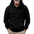 thumbnail image 1 of Kukoosong Big & Tall Men's Tactical Quarter Zip Hoodie Outdoor Sports Hooded Sweatshirt, 1 of 5