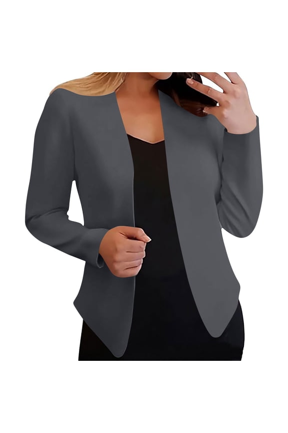 Blazers for Women Business Casual Long Sleeve Open Front Suit Jackets