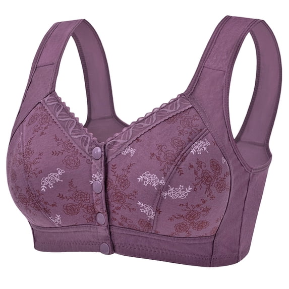 Kukoosong Bralette Bras for Women Fashion Women's Comfortable Lace Breathable Bra Underwear No Rims, Sizes XXL