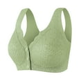 thumbnail image 1 of Kukoosong Bralette Bras for Women Fashion Women's Lace Thin Style Ventilate Front Buckle Bra without Steel Rim, Sizes XXL, 1 of 7