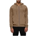 thumbnail image 1 of Kukoosong Hoodie for Men Drawstring Full-Zip Sweatshirt Coat Casual Long Sleeve Sports Hooded Jacket, 1 of 5