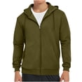thumbnail image 1 of Kukoosong Hoodie for Men Lightweight Full-Zip Sweatshirt Coat Casual Long Sleeve Sports Hooded Jacket, 1 of 5