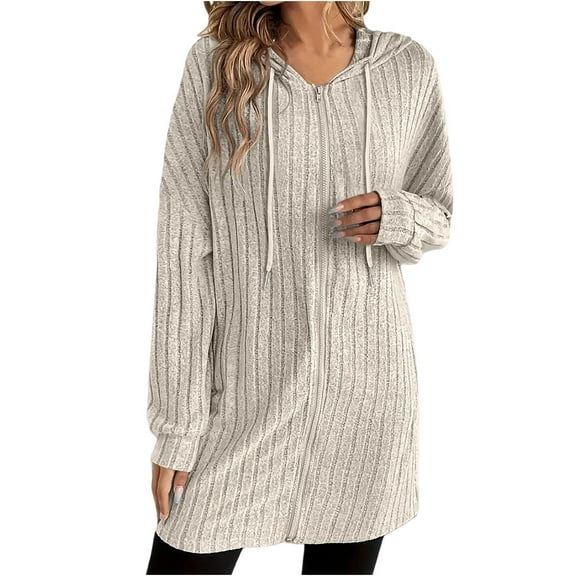 Kukoosong Hoodies for Women Fall Fashion Zip Up Cropped Sweatshirts Jackets Casual Winter Sweatshirt