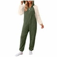 thumbnail image 1 of Kukoosong Jumpsuits for Women, Women's Long Sleeve Hooded Jumpsuit, Casual Winter Warm Rompe Sleepwear, Pajamas Onesies Outfits, 1 of 6