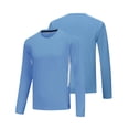 thumbnail image 1 of Kukoosong Men's Base Layer Top Long Sleeve High Elasticity Crew Neck Workout Tops Moisture-Wicking Fitness Athletic T-Shirt, 1 of 6