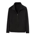 thumbnail image 1 of Kukoosong Men's Fleece Zip Up Jacket Soft Thick Shaggy Fleece Jacket Winter Warm Athletic Sweatshirt, 1 of 5