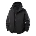 thumbnail image 1 of Kukoosong Men's Hooded Softshell Jacket Waterproof Lightweight Windbreaker Outdoor Climb Rain Jacket, 1 of 6