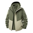 thumbnail image 1 of Kukoosong Men's Hooded Softshell Jacket Waterproof Lightweight Windbreaker Outdoor Climb Rain Jacket, 1 of 6