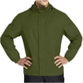 thumbnail image 1 of Kukoosong Men's Lightweight Bomber Jacket Causal Outdoor Zipper Windbreaker Waterproof Hooded Jacket, 1 of 6