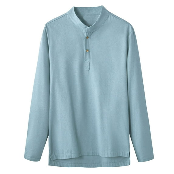 Kukoosong Men's Long Sleeve Sweatshirt Big & Tall Boys' Casual Comfort Fit T-Shirts