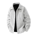 thumbnail image 1 of Kukoosong Men's Motorcycle Jacket Windproof Lapel Collar Motorbike Riding Jacket, 1 of 4