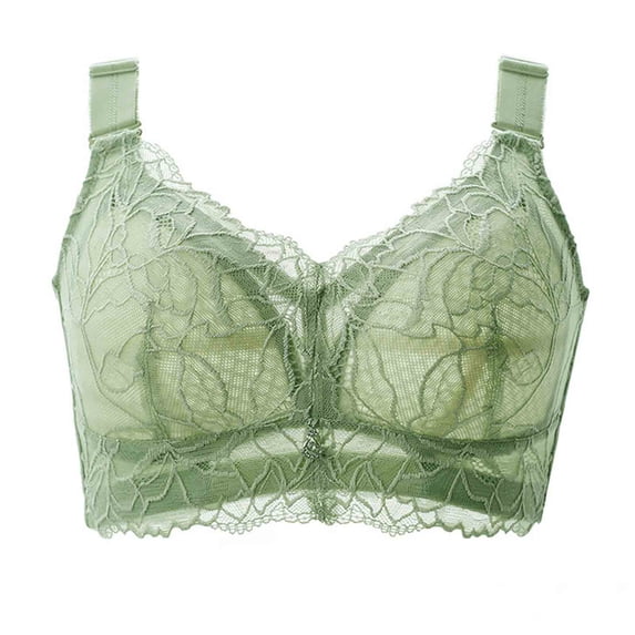 Kukoosong Push up Bras for Women Fashion Women's Color Comfortable Hollow Out Perspective Bra Underwear No Rims, Sizes 34C