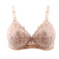 thumbnail image 1 of Kukoosong Push up Bras for Women Fashion Women's Color Comfortable Hollow Out Perspective Bra Underwear No Rims, Sizes XXL, 1 of 5