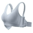 thumbnail image 1 of Kukoosong Sports Bras for Women Fashion Women's Glossy Seamless Style Lingerie Thin Style Large Chest Small Collection Non Steel Ring Sagging Bra Sports Oversized Underwear, Sizes 4XL, 1 of 6