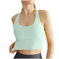 thumbnail image 1 of Kukoosong Sports Bras for Women Fashion Women's Sports Bra Fitness Running Shockproof Yoga Tank Top No Steel Ring Sports Bra, Sizes XXL, 1 of 6