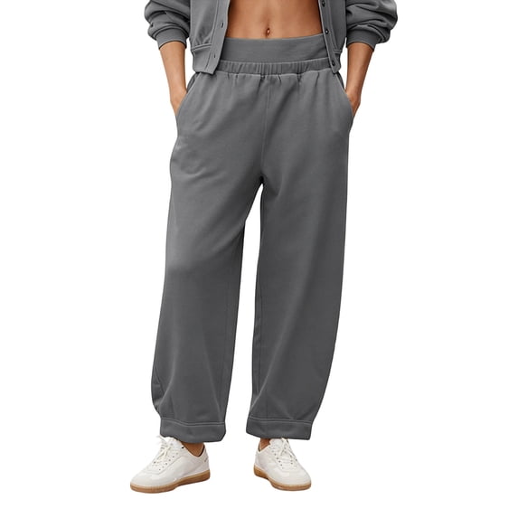 Kukoosong Sweatpants for Men, Men's Sports Pants, Casual Solid Color Elastic Waist Waistband Drawstring Pants, Loose Comfy Trousers