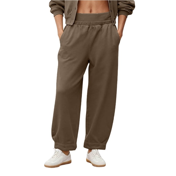 Kukoosong Sweatpants for Men, Men's Sports Pants, Casual Solid Color Elastic Waist Waistband Drawstring Pants, Loose Comfy Trousers