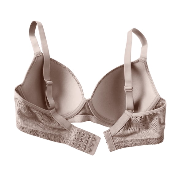 Kukoosong Underwire Bras for Women Fashion Women's Solid Color Backless Seamless Push-Up U-Shaped Beautiful Back Underwear Everyday Bras, Sizes XL
