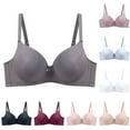 thumbnail image 1 of Kukoosong Underwire Bras for Women Fashion Women's Solid Color Maternity Sleeping Underwear with Underwear Daily Bra, Sizes 110D, 1 of 8