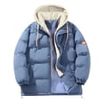 thumbnail image 1 of Kukoosong Women's Down Jackets Lightweight Long-Sleeve Zipper Drawstring Hood Puffer Jacket, 1 of 3