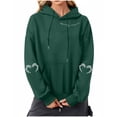 thumbnail image 1 of Kukoosong Women's Halloween Hoodie Casual Loose Long Sleeve Pullover Sweatshirts for Women with Pockets, 1 of 3