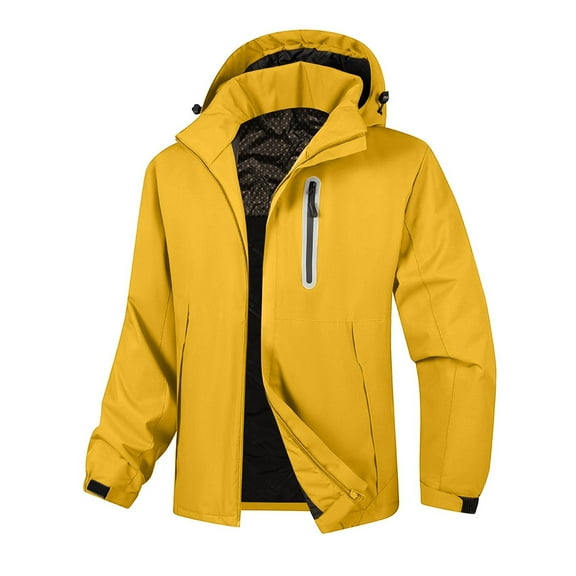 Kukoosong Women's Softshell Jacket with Hood Outdoor Waterproof Fleece Lined Rain Jacket Winter Mountaineer Warm Windbreaker